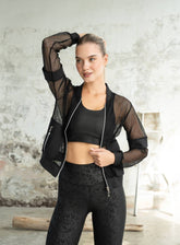 THRUD - AURORA BLOOM LONG SLEEVE - BLACK - VECTOR SPORTSWEAR